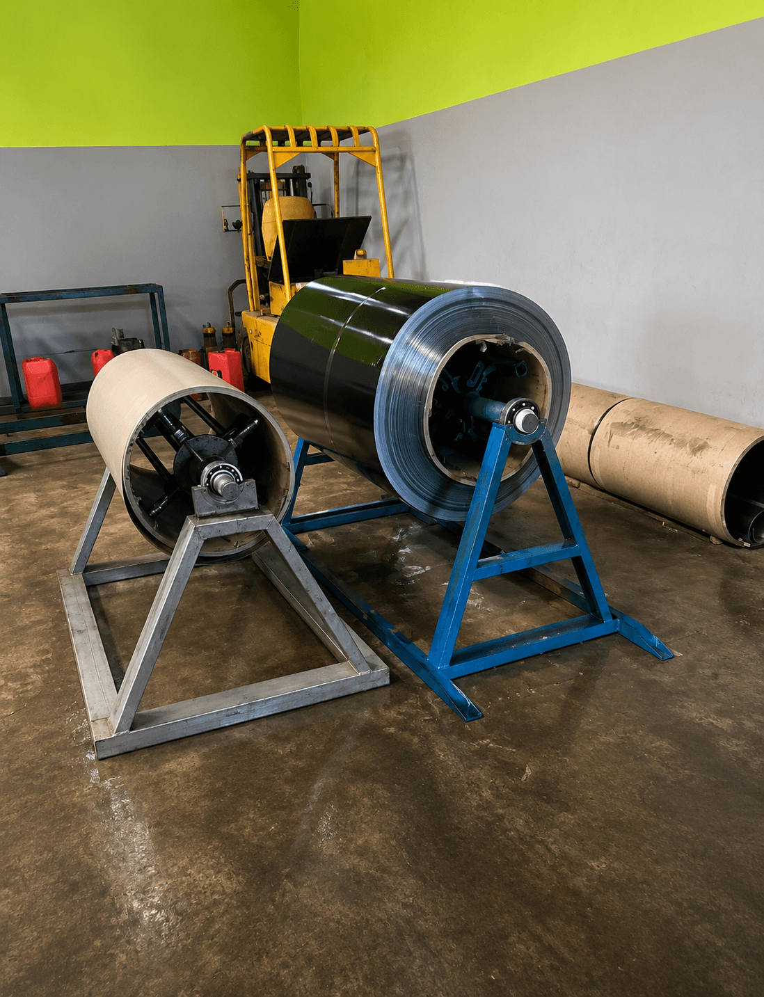 Roll forming production line at Juphil Aluminum